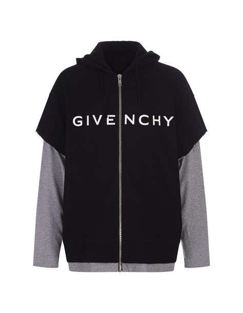 felpa givenchy nera